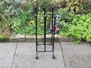 Wellington Boot Stand 3 Pair Powder Coated Black M Scroll Design